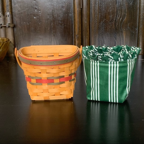 1998 Longaberger Hand Woven Swing Handle Wall Basket - Picture 13 of 16